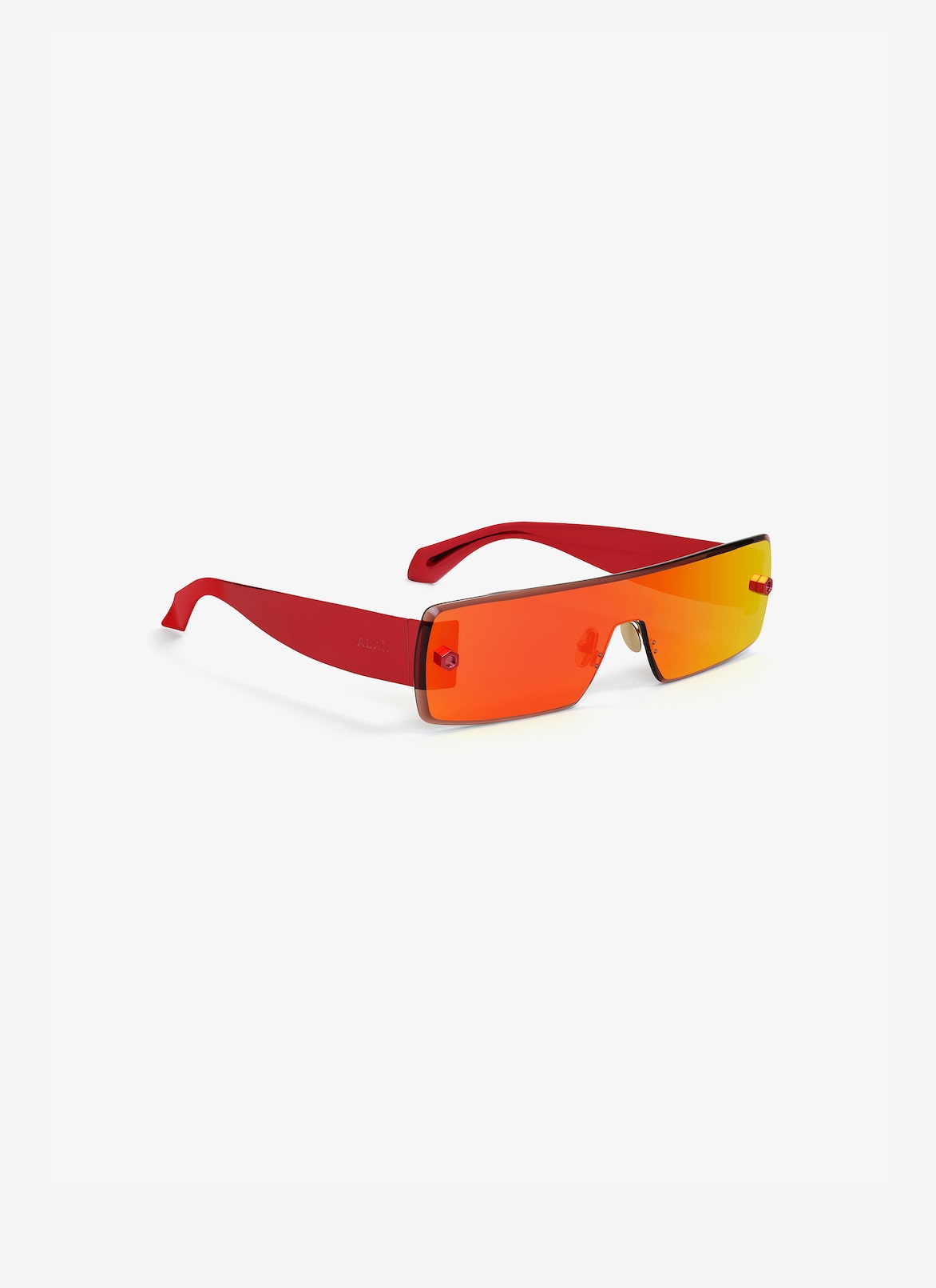 NARROW MASK SUNGLASSES ALAÏA RED NARROW MASK SUNGLASSES